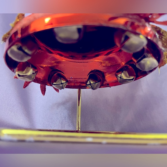 HANDCRAFTED • Original Red and Gold Jingle Bell • Great for Christmas! - Picture 6 of 6